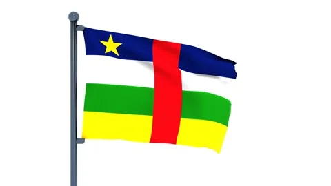 Congo,The Democratic Republic of The Flag Stock Footage 150195962