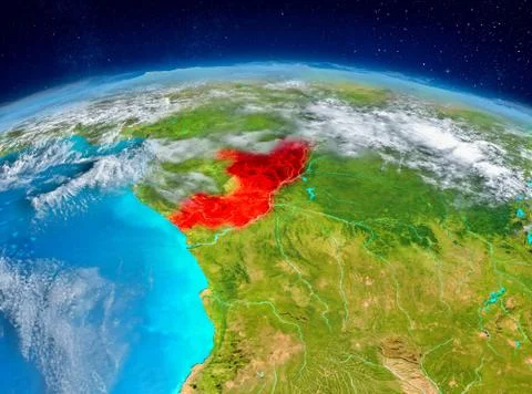 Congo on Earth Stock Illustration