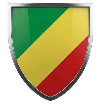 Congo flag Stock Illustration