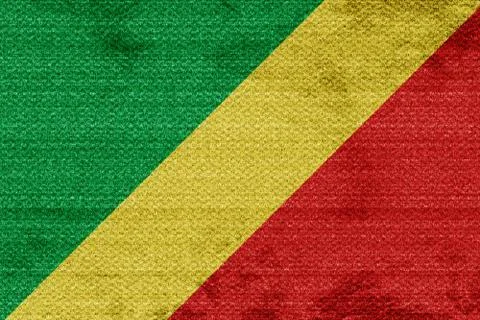 Congo flag Stock Illustration