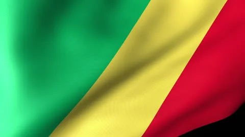 Congo Flag Waving Stock Footage 12204472