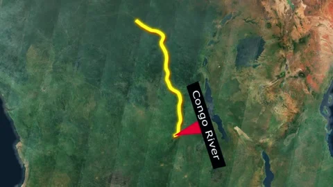 Congo River Video stock 248245486