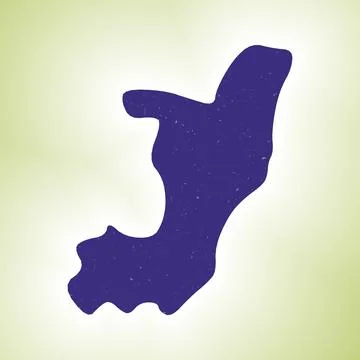 Congo shape on gradient background. Country map with scratch texture . Cong.. Stock Illustration
