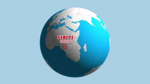 CONGO SIBITI ZOOM IN FROM SPACE Stock Footage 177470337