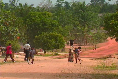 Congo villagers 02 Video stock 607472