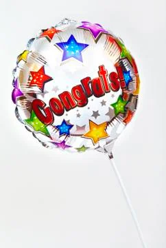Congrats Balloon Stock Photos
