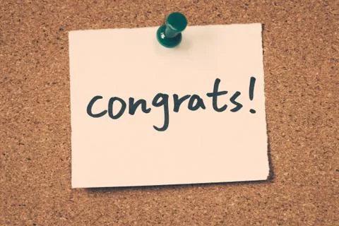 Congrats Stock Photos