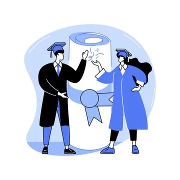 Congratulate each other isolated cartoon vector illustrations. Stock Illustration