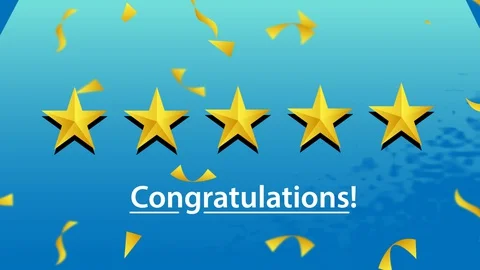 Congratulation animation Stock Footage 127778690