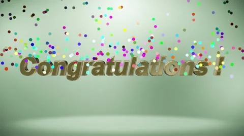 Congratulation! Stock Footage 10318165