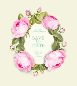 Congratulation text card. Stock Illustration