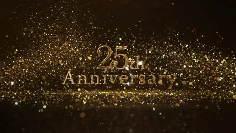 Congratulations on the 25th anniversary,... | Stock Video | Pond5