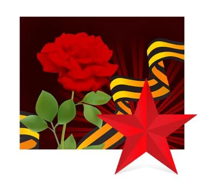 Congratulations to 9 may Stock Illustration