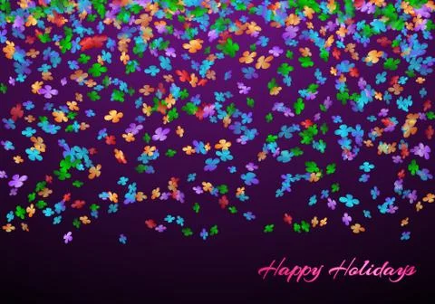 Congratulations background with confetti Stock Illustration