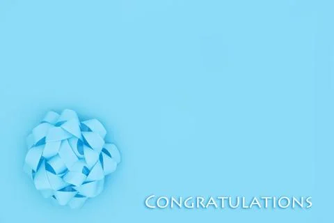 Congratulations for Birth of a Child Composition Stock Photos