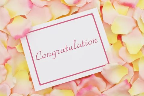 Congratulations card Stock Illustration