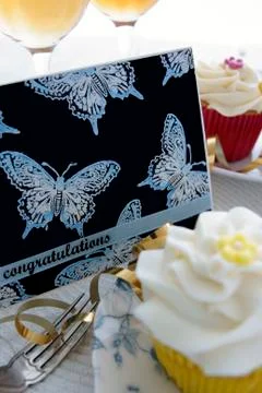 Congratulations card Stock Photos