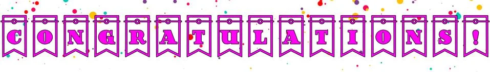 Congratulations Design 003 Stock Illustration