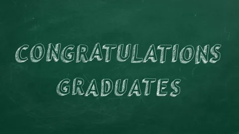 Congratulations graduates. Stop motion a... | Stock Video | Pond5