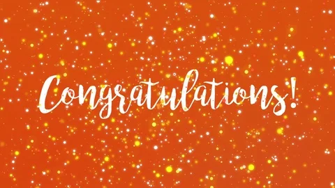 Congratulations greeting card 스톡 동영상 86042240