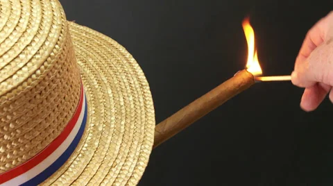 Congratulations, have a cigar Video stock 39801804