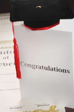 Congratulations Note 스톡 사진