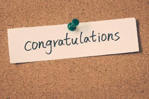 Congratulations Stock Photos
