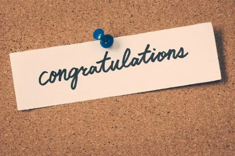 Congratulations Stock Photos