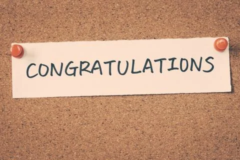 Congratulations Stock Photos