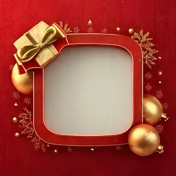 Congratulatory frame or postcard with place for text. AI generated. Иллюстрация