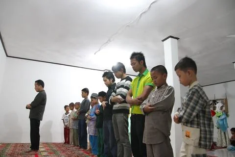 Congregational prayer Stock Photos