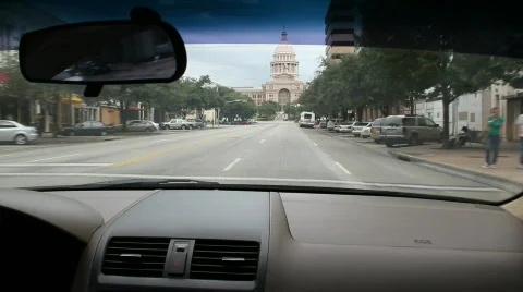 Congress Avenue Stock Footage 526341