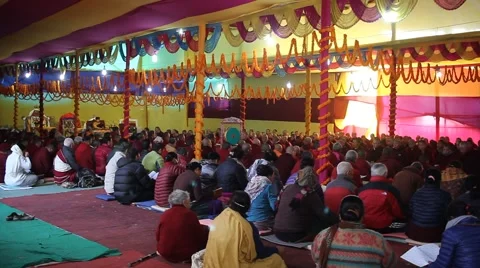 The Congress of Buddhists Stock Footage 59181839