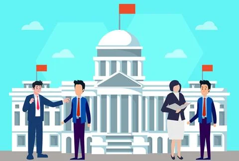 Congress Concept Illustration Illustrazione stock