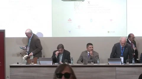 Congress of the Spanish Language opens in Arequipa celebrating mestizaje and Var Stock Footage 318929914