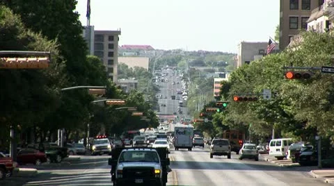 Congress St timelapse Vídeos de archivo 10685385