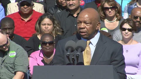 Congressman Cummings: Sound-bite B Stock Footage 1015078