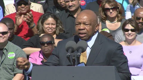 Congressman Cummings: Sound-bite A Stock Footage 1015758