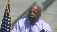 Congressman John Lewis Stock Footage