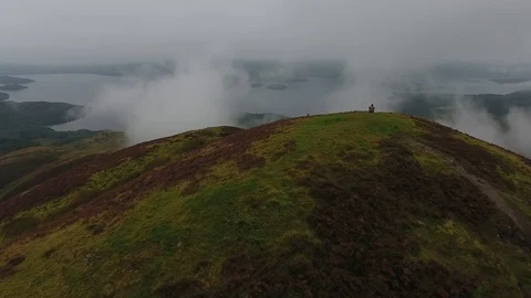 Conic Hill, Scotland Stock Footage 90809214