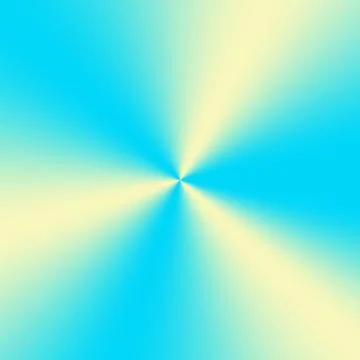 Conic yellow-blue gradient Stock Illustration