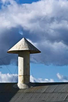 Conical chimney Stock Photos