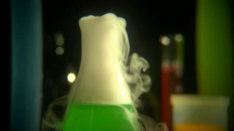 Conical flask Stock Footage 22637459