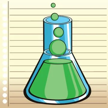Conical Flask Stock Illustration