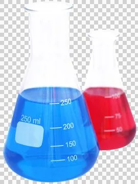 Conical flask Stock Photos