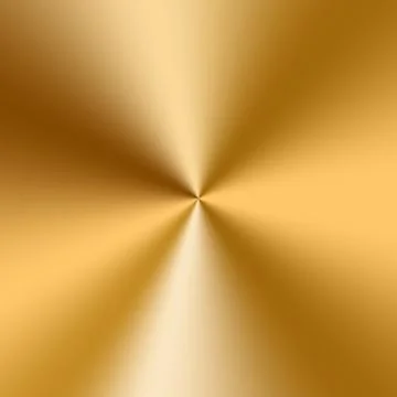 Conical golden gradient Illustrazione stock