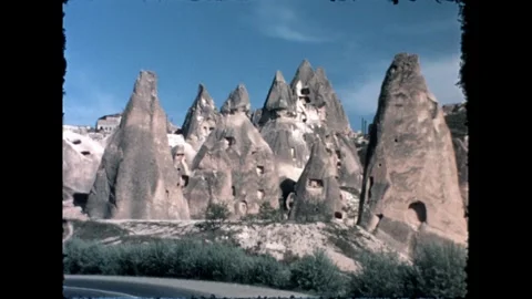 Conical Rock Formations Stock Footage 278101006