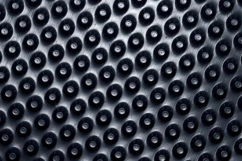 Conical texture, drainage sheets, waterproofing, membrane of high-density p.. Stock Photos