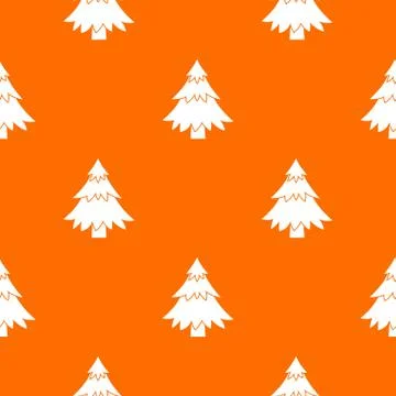 Coniferous tree pattern seamless 스톡 일러스트