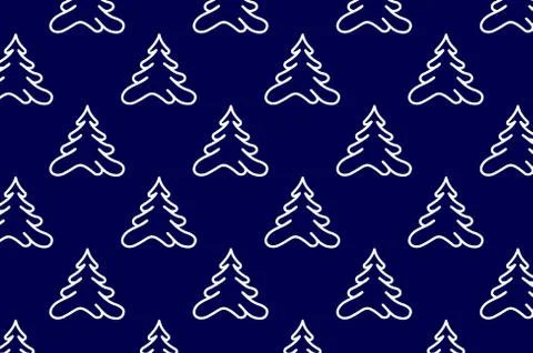 Coniferous tree - vector background 스톡 일러스트